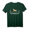 Haflinger Herzschlag Pferd EKG T-Shirt für Reiterinnen und Pferdefans – Perfekt für Reitverein, Dressur & Pony-Liebhaber