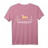 Haflinger Herzschlag Pferd EKG T-Shirt für Reiterinnen und Pferdefans – Perfekt für Reitverein, Dressur & Pony-Liebhaber