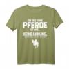 Fun Reiten T-Shirt: Tag Ohne Pferde? Unmöglich! - Originelles Geschenk für Reiter, Pferdeliebhaber & Pferdemädchen