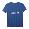 Damen Evolution Reiterin - Lustiges Pferdefreunde Reitsport T-Shirt mit V-Ausschnitt, perfektes Geschenk für Pferdeliebhaberinnen zum Geburtstag, Muttertag & Weihnachten