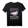 Gegen Stress Vier Hufe Reiten Reiterin Pferde Reitsport T-Shirt – Lustiges Pferdespruchsdesign für Pferdeliebhaber und Reiterinnen als Geschenk
