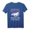 Gegen Stress Vier Hufe Reiten Reiterin Pferde Reitsport T-Shirt – Lustiges Pferdespruchsdesign für Pferdeliebhaber und Reiterinnen als Geschenk