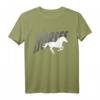 Pferd mit Schriftzug Horses - Reiten, Pferdefreunde Geschenk T-Shirt für Frauen, Männer & Mädchen, perfekte Geschenkidee für Reiter & Pferdeliebhaber