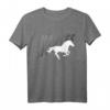 Pferd mit Schriftzug Horses - Reiten, Pferdefreunde Geschenk T-Shirt für Frauen, Männer & Mädchen, perfekte Geschenkidee für Reiter & Pferdeliebhaber