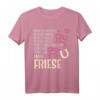 Damen Pferdespruch Reiterin Geschenk Friese Pferde T-Shirt - Perfektes Geschenk für Pferdeliebhaberinnen zu Weihnachten & Geburtstag
