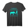 Zum Reiten Geboren Pferde Mädchen Reiterin T-Shirt - Lustiges Geschenk für junge Pferdefreunde und Reiternachwuchs