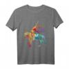 Cooles Voltigieren Voltigierpferd Dressurreiten T-Shirt – Buntes Pferdesport-Design als Geschenk für Voltigierreiter und Pferdeliebhaber