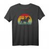Vintage Pferdesport Geschenkidee für Mädchen und Frauen - Klassisches T-Shirt mit doppeltem Saum, Perfekt für Reiterinnen und Pferdefans