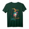 Künstlerisches Reiten Voltigieren Voltigierpferd T-Shirt – Buntes Geschenk für Voltigierreiter, Pferdesportler & Akrobatikfans