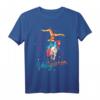 Künstlerisches Reiten Voltigieren Voltigierpferd T-Shirt – Buntes Geschenk für Voltigierreiter, Pferdesportler & Akrobatikfans