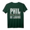 Lustiges Vorname Phil T-Shirt - Geschenk für Männer, Kinder und Jungen mit Namen Phil, mit Spruch 'Der Mann. Der Mythos. Die Legende.'