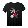 Tupfender Hund Philippinen Volleyball T-Shirt mit Flagge – Lustiges Volleyball Design für Fans, Spieler & Trainer