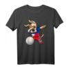 Tupfender Hund Philippinen Volleyball T-Shirt mit Flagge – Lustiges Volleyball Design für Fans, Spieler & Trainer