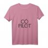 Damen Co-Pilot T-Shirt mit V-Ausschnitt - Flugzeug Luftfahrt Design für Pilotenfrauen, perfektes Geschenk für Flugzeugfans