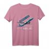 Achtung ich spreche eventuell spontan über Flugzeuge - Pilot T-Shirt Geschenk für Flugzeugliebhaber, Piloten & Co-Piloten zum Geburtstag & Weihnachten