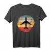 Retro Pilot T-Shirt – Perfektes Geschenk für Piloten, Flugzeugliebhaber und Reiseenthusiasten zu Weihnachten oder Geburtstag