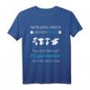 Pilzjäger Morgens Müde Abends Blau - Herren Pilzsammler T-Shirt für Pilz sammeln & Naturfreunde als Geschenk