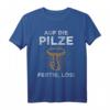 Pilzsammler T-Shirt mit Spruch 'Auf die Pilze fertig los' – Lustiges Geschenk für Pilzsucher, Sammler & Waldliebhaber im Herbst