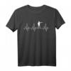 Lustiges Herzschlag EKG Fun T-Shirt für Sportschützen – Perfektes Geschenk zu Weihnachten, Ostern & Geburtstag für Freunde & Familie