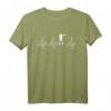 Lustiges Herzschlag EKG Fun T-Shirt für Sportschützen – Perfektes Geschenk zu Weihnachten, Ostern & Geburtstag für Freunde & Familie