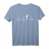Lustiges Herzschlag EKG Fun T-Shirt für Sportschützen – Perfektes Geschenk zu Weihnachten, Ostern & Geburtstag für Freunde & Familie