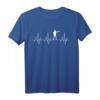 Lustiges Herzschlag EKG Fun T-Shirt für Sportschützen – Perfektes Geschenk zu Weihnachten, Ostern & Geburtstag für Freunde & Familie