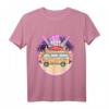 HapMonkey Stranger Things T-Shirt - Argyle Splash Surf Pizza Fan Erinnerungsstück im 80er-Jahre-Stil, offizielle Lizenz