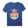 HapMonkey Stranger Things T-Shirt - Argyle Splash Surf Pizza Fan Erinnerungsstück im 80er-Jahre-Stil, offizielle Lizenz