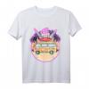 HapMonkey Stranger Things T-Shirt - Argyle Splash Surf Pizza Fan Erinnerungsstück im 80er-Jahre-Stil, offizielle Lizenz