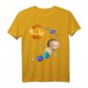 Planeten im Sonnensystem mit Pluto - Raum T-Shirt für Astronomie- und Wissenschaftsliebhaber, Lehrer & Retro-Planetfans