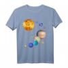 Planeten im Sonnensystem mit Pluto - Raum T-Shirt für Astronomie- und Wissenschaftsliebhaber, Lehrer & Retro-Planetfans