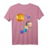 Planeten im Sonnensystem mit Pluto - Raum T-Shirt für Astronomie- und Wissenschaftsliebhaber, Lehrer & Retro-Planetfans