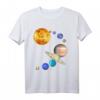 Planeten im Sonnensystem mit Pluto - Raum T-Shirt für Astronomie- und Wissenschaftsliebhaber, Lehrer & Retro-Planetfans