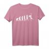 Poledance Evolution Stangentanz Tanz- & Sportform Pole Dance T-Shirt – Lustiges Geschenk für Tänzer und Poledance-Fans