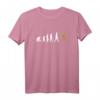 Pole Dance Fitness Geschenk - Evolution Akrobatik Stangentanz T-Shirt für Damen, Frauen, Freundin, Schwester, Mama zum Geburtstag & Weihnachten