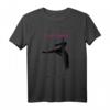 Pole Dance Silhouette T-Shirt für Damen - Stylisches Oberteil mit Grafikdruck für Training & Freizeit, Perfekt für Pole Dance Sportlerinnen