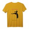 Pole Dance Silhouette T-Shirt für Damen - Stylisches Oberteil mit Grafikdruck für Training & Freizeit, Perfekt für Pole Dance Sportlerinnen