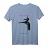 Pole Dance Silhouette T-Shirt für Damen - Stylisches Oberteil mit Grafikdruck für Training & Freizeit, Perfekt für Pole Dance Sportlerinnen