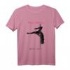 Pole Dance Silhouette T-Shirt für Damen - Stylisches Oberteil mit Grafikdruck für Training & Freizeit, Perfekt für Pole Dance Sportlerinnen
