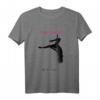 Pole Dance Silhouette T-Shirt für Damen - Stylisches Oberteil mit Grafikdruck für Training & Freizeit, Perfekt für Pole Dance Sportlerinnen