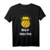 Cooles Wasserball Motiv | King of Water Polo – Geschenkidee T-Shirt für Wasserballer, Fans, Trainer & Kapitäne zu Weihnachten & Geburtstag