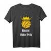 Cooles Wasserball Motiv | King of Water Polo – Geschenkidee T-Shirt für Wasserballer, Fans, Trainer & Kapitäne zu Weihnachten & Geburtstag