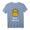 Cooles Wasserball Motiv | King of Water Polo – Geschenkidee T-Shirt für Wasserballer, Fans, Trainer & Kapitäne zu Weihnachten & Geburtstag