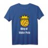 Cooles Wasserball Motiv | King of Water Polo – Geschenkidee T-Shirt für Wasserballer, Fans, Trainer & Kapitäne zu Weihnachten & Geburtstag