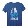 Eat Sleep Water Polo Repeat T-Shirt – Coole Wasserball Geschenkidee für Spieler, Trainer, Fans und Freunde