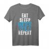 Eat Sleep Water Polo Repeat T-Shirt – Coole Wasserball Geschenkidee für Spieler, Trainer, Fans und Freunde