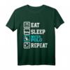 Eat Sleep Water Polo Repeat Funny Water Polo T-Shirt – Lustiges Wasserball Geschenk für Männer zu Geburtstag & Weihnachten
