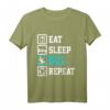 Eat Sleep Water Polo Repeat Funny Water Polo T-Shirt – Lustiges Wasserball Geschenk für Männer zu Geburtstag & Weihnachten