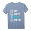 Eat Sleep Water Polo Repeat Funny Water Polo T-Shirt – Lustiges Wasserball Geschenk für Männer zu Geburtstag & Weihnachten