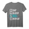 Eat Sleep Water Polo Repeat Funny Water Polo T-Shirt – Lustiges Wasserball Geschenk für Männer zu Geburtstag & Weihnachten